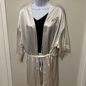 Satin style wedding robe for Bride